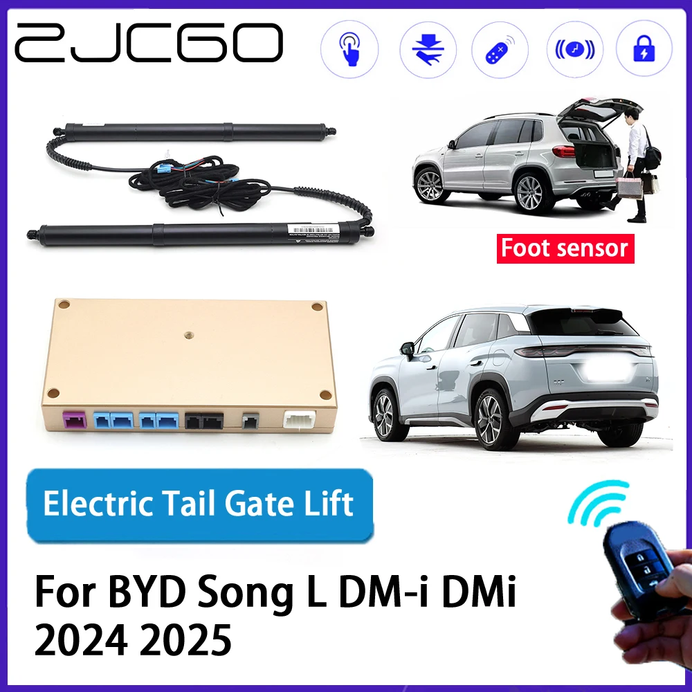 

ZJCGO Car Auto Trunk intelligent Electric Tail Gate Lift Automatic Tailgate Opener for BYD Song L DM-i DMi 2024 2025