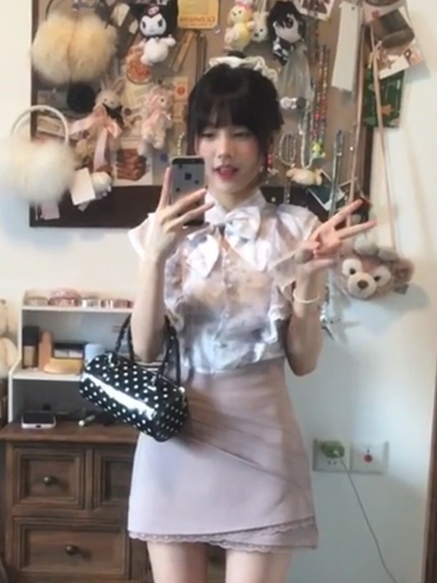 

Летний комплект XZY: юбка А-силуэта с завышенной талией и топ с узлом для женщин больших размеров, в корейском стиле, для офиса и повседневной носки