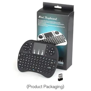 I8 mini wireless keyboard 2.4g Air mouse remote touchpad use dried battery for Android tv box pc wireless keyboard 8 Main Sales Mouse and Keyboard Gamer - №8