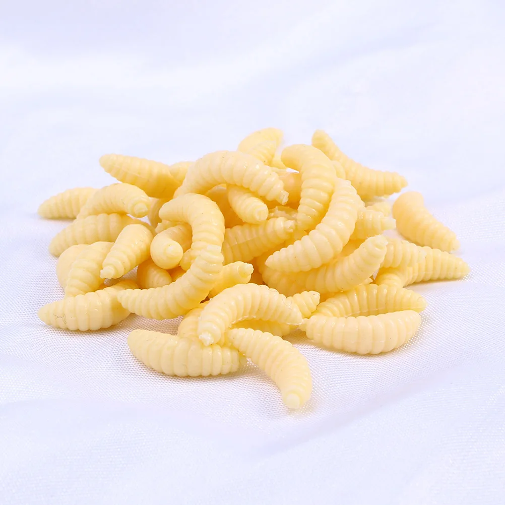 

10 Pcs Bidworm Fake Bait Soft Fishing Lures for Bass Bionic Trout Plastic