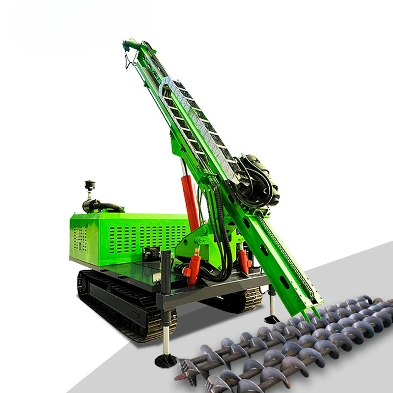 Customized Low Noise Solar Farm Pile Driver for Farm Building Foundation Pile Guide Hole Efficient Solar Pile Driver