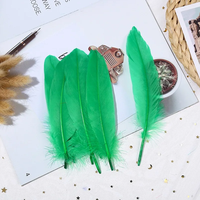 100Pcs Colorful Feathers Craft Feathers Wedding Family Party Decorations, Dream Catcher Supplies, Natural Feathers