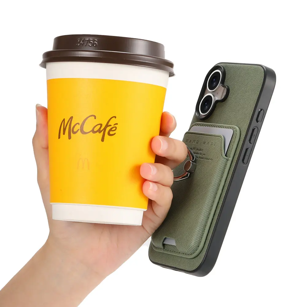 For Nothing CMF Phone 2 Pro 5G Luxury Case 2 IN 1 Detachable Magnetic Card Leather Back Panel Nothing CMF Phone2 Pro Ring Cover