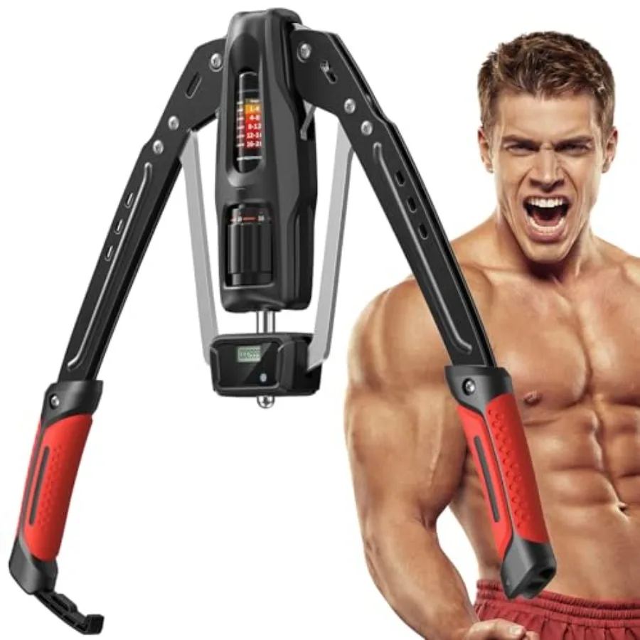 

Тренажер для рук Twister Arm Trainer 22-440 фунтов, гидравлический, регулируемый, для дома, для тренировки грудных мышц и плеч, фитнес-оборудование для укрепления рук