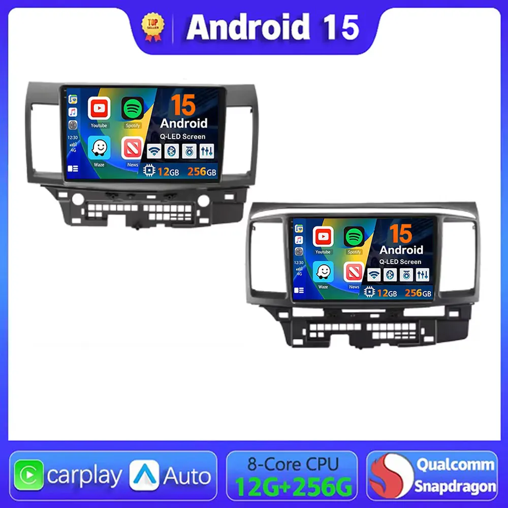 

Android 15 Car Radio For Mitsubishi Lancer Fortis 2007 - 2012 Multimedia Video Player 2 din WIFI Navigation GPS Stereo DVD