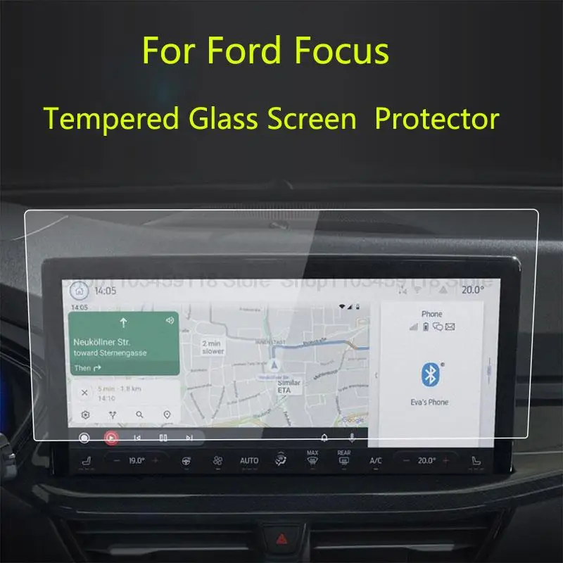 מגן מסך מתקפל ל- Ford Focus MK4 2022–2023 – תקן מומלץ למסך ניווט 13.2 אינץ'