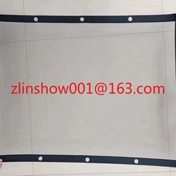 Transparent Holographic Mesh 3D Hologram Hologram Gauze 7mx30m Stage Projection Screen Outdoor Exhibition Museum Customizable