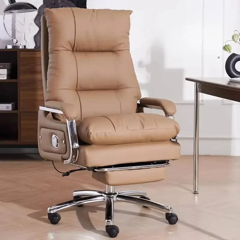 

Support Armrest Office Chair Headrest Brown Comfy Design Ergonomic Gaming Chairs Conference Pliable Poltrona Office Furniture
