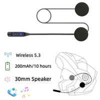 L5 Wireless Motorcycle Helmet Headset BT 5.3 Call Phone Earphone Music Player