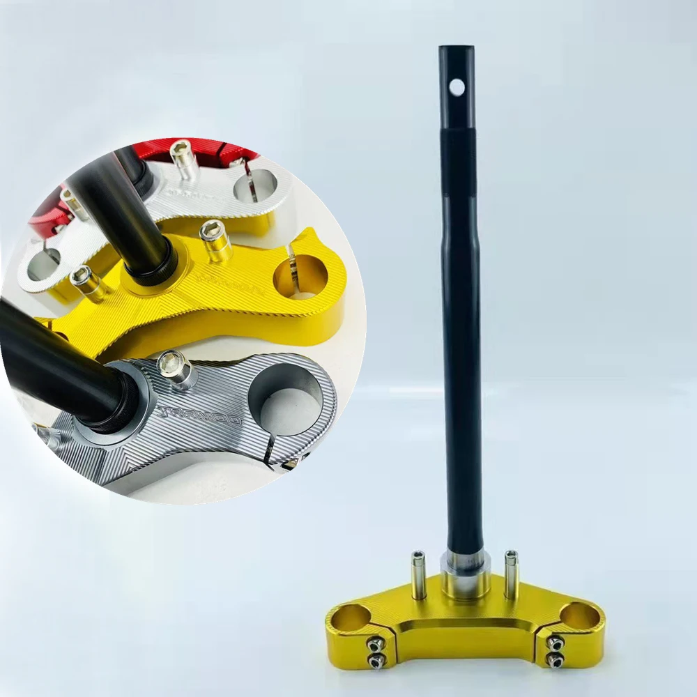 

30/31/33 core CNC Steel Make Widened Motorcycle Steering Direction Column Scooter Front Shock Direction Column For Niu N1 N1S