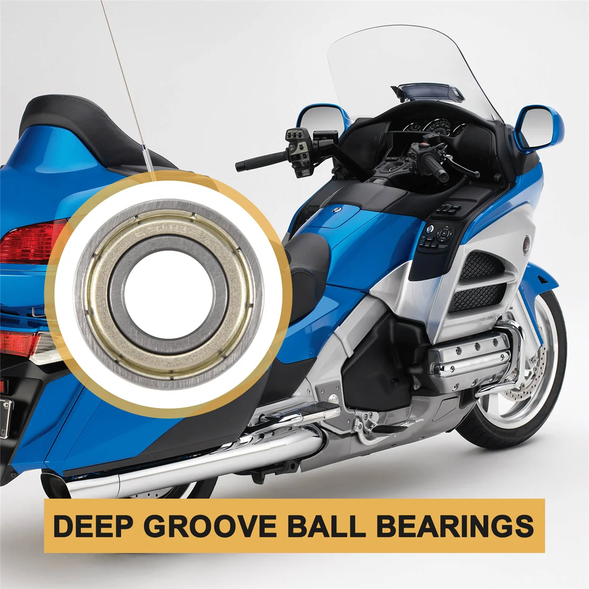 محامل كروية ذات أخدود عميق ، محمية معدنية ، مختومة ، 6900Z ، 10x22x6mm