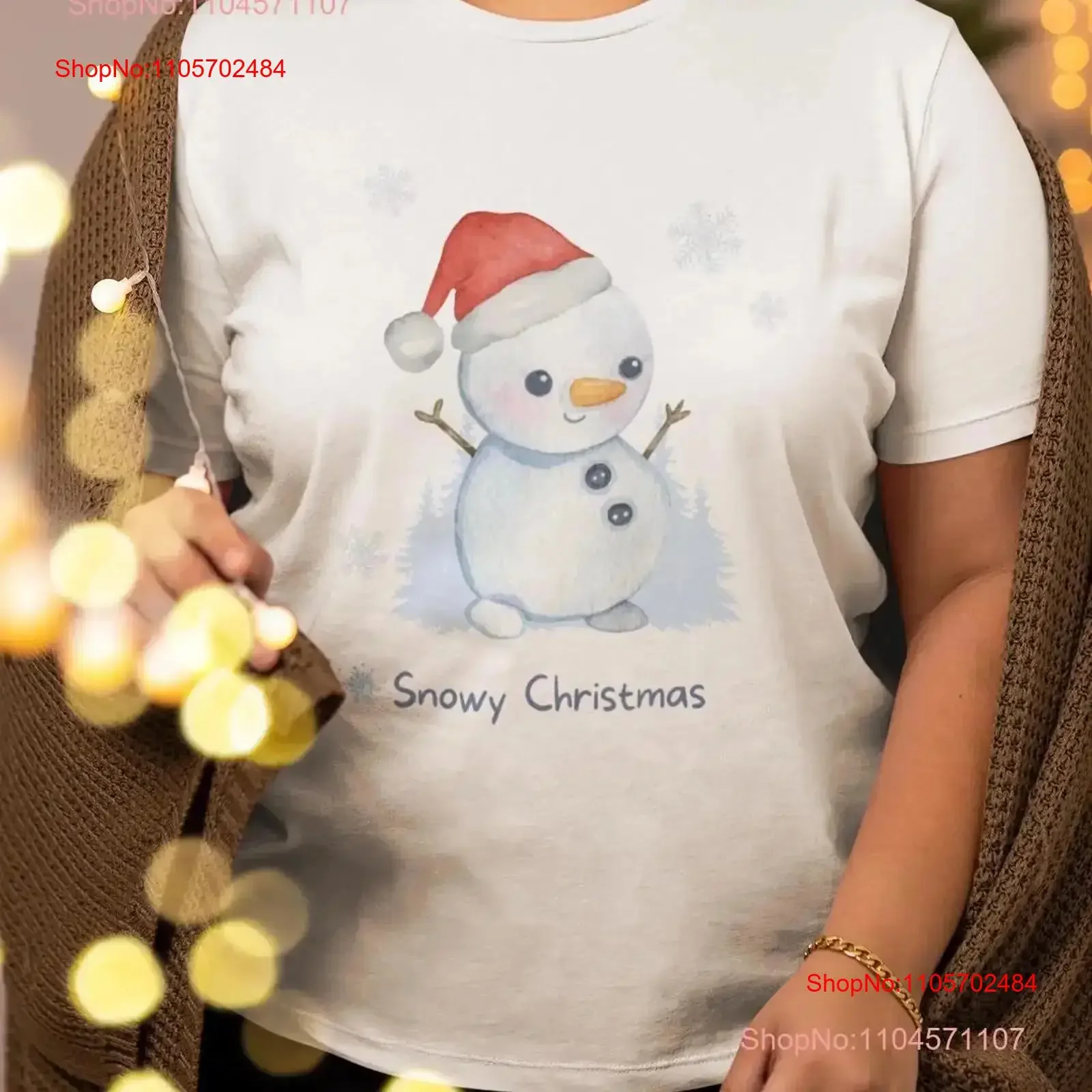 Snowman Christmas T Shirt Heavy Cotton Holiday Winter Wardrobe Festive Apparel Snowy Design vintage Washed Comfortable