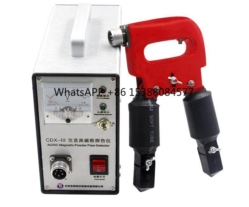 Multifunctional Magnetic Particle Flaw Detector Detector With Movable Joint Bevel Magnetichead and Working Light