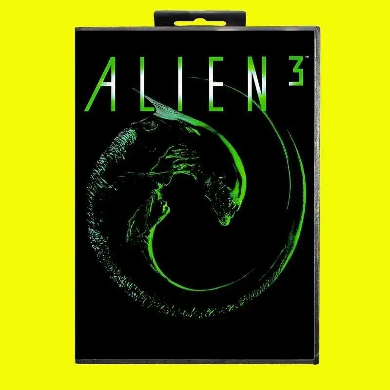 Игровая карта Alien 3 MD, 16-битный чехол из США для картриджа игровой консоли Sega Megadrive Genesis