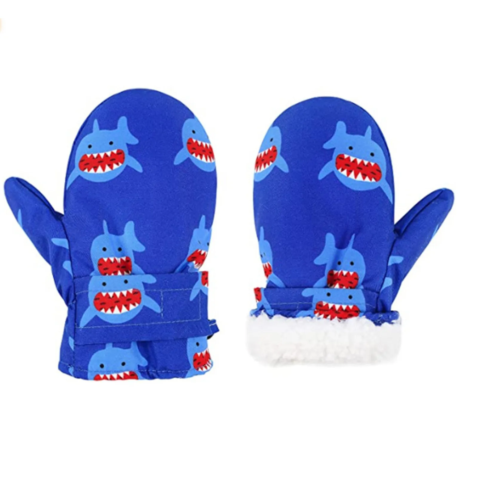 Kids Gloves Winter Pack Soft Winter Toddler Mittens Water-proof Gloves Toddler Snow Cartoon Gloves for Kids Baby Snow Stoppers