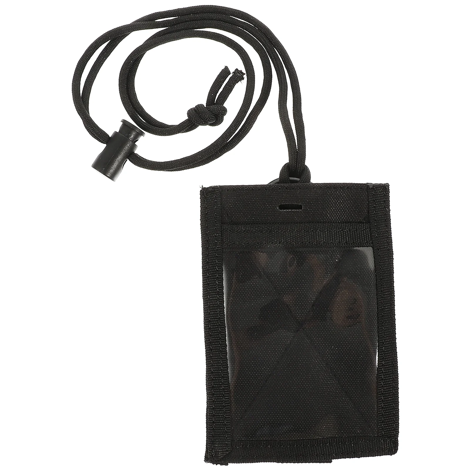 Badge Cards Id Holder Cover Name Tag Work Portable Slot Oxford Cloth Student Protector Students