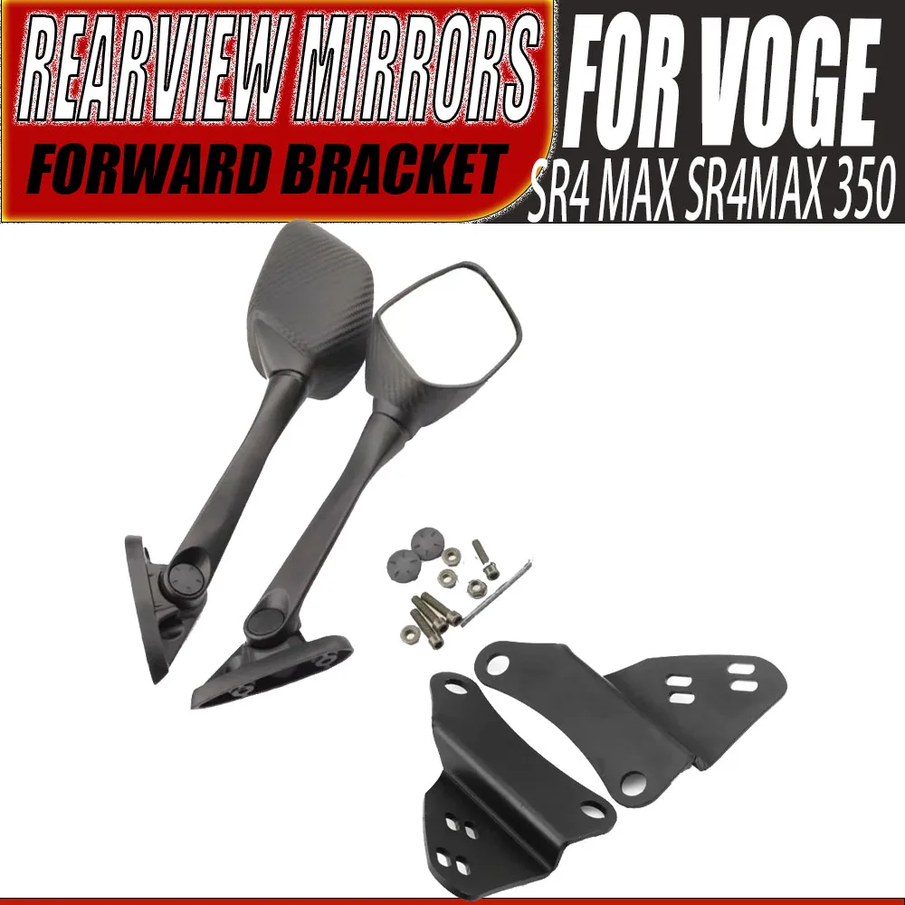 FOR VOGE SR4 MAX SR4MAX 350 Motorcycle Accessories Rearview Mirrors Forward Bracket Mirror Hole Adapter