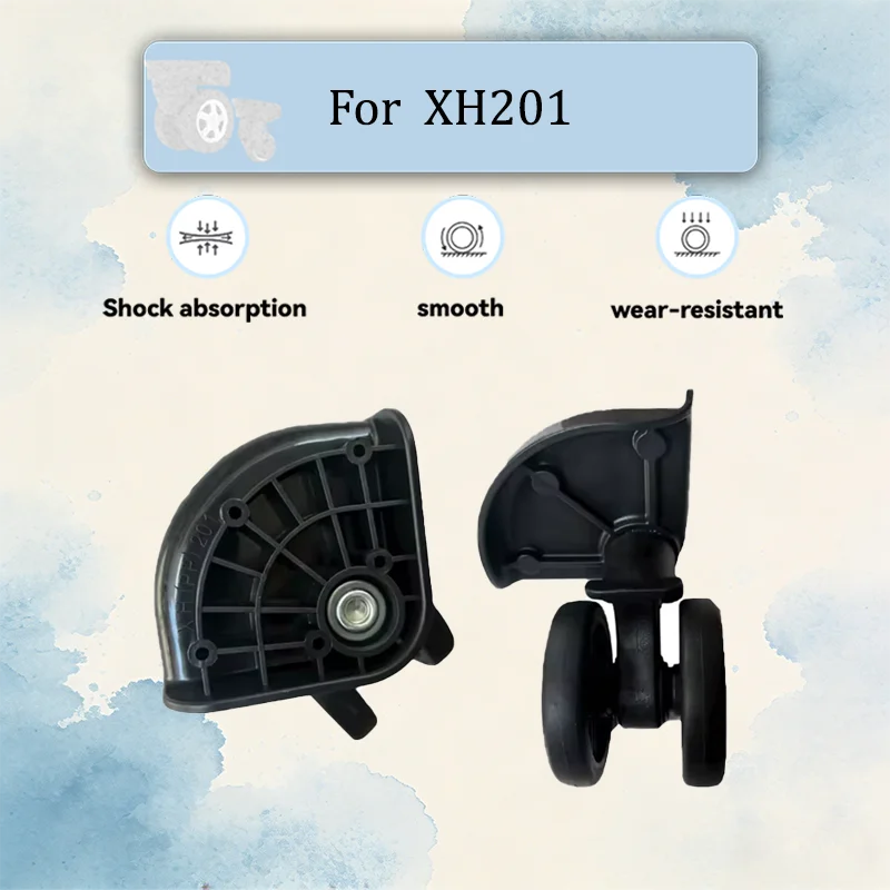 

For XH201 Universal Suitcase Wheels Kit 360° Swivel Mute Wear-Resistant Parts For All Luggage