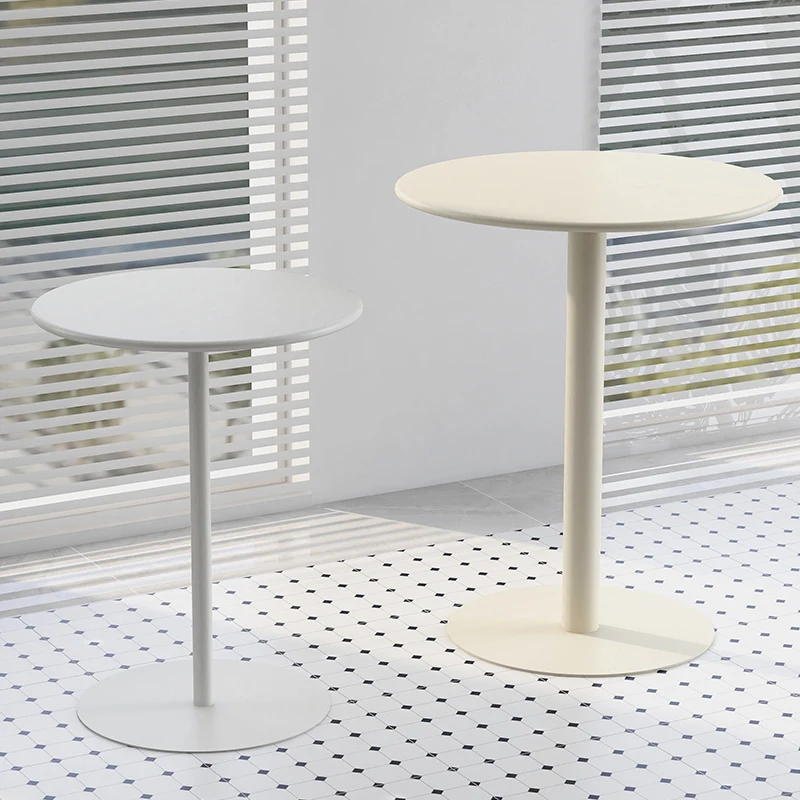 

Bistro Modern Coffee Tables Luxury Designer Minimalist Mini Table Beige Round Dining Table Mesa Auxiliar Salon Modern Furniture