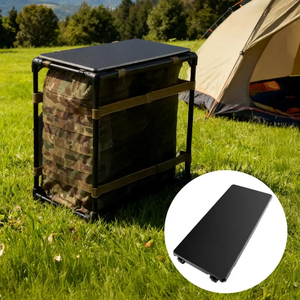 

Tactical Portable Table Extension Heavy Duty Lightweight Outdoor Camping Hiking CR 05 Portable Table Frosted Tabletop Board Tabl