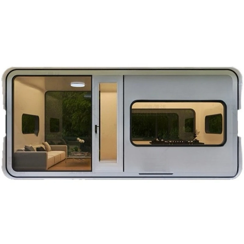 Mobile space capsule Apple cabin office, movable resort hotel camping scenic B & B activity board room