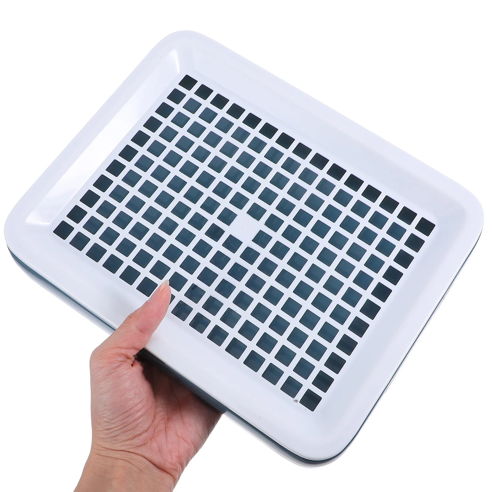 

Rabbit Litter Box Square Stable Durable Plastic Toilet For Guinea Pigs Hamster Ferrets Indoor Outdoor Small Animal Poop Tray