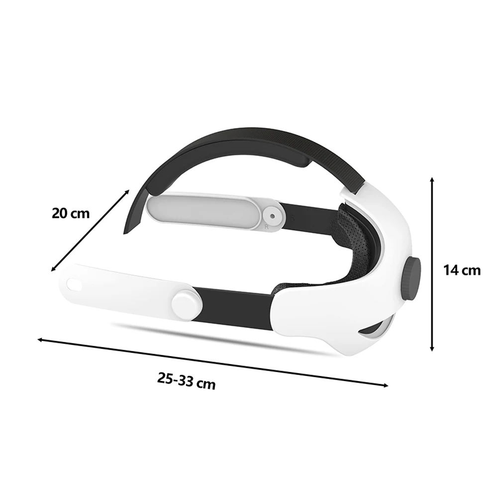 Tali kepala yang dapat disesuaikan untuk Meta Quest 3S ikat kepala pengganti tali kepala elit untuk Meta Quest 3S tali aksesori VR