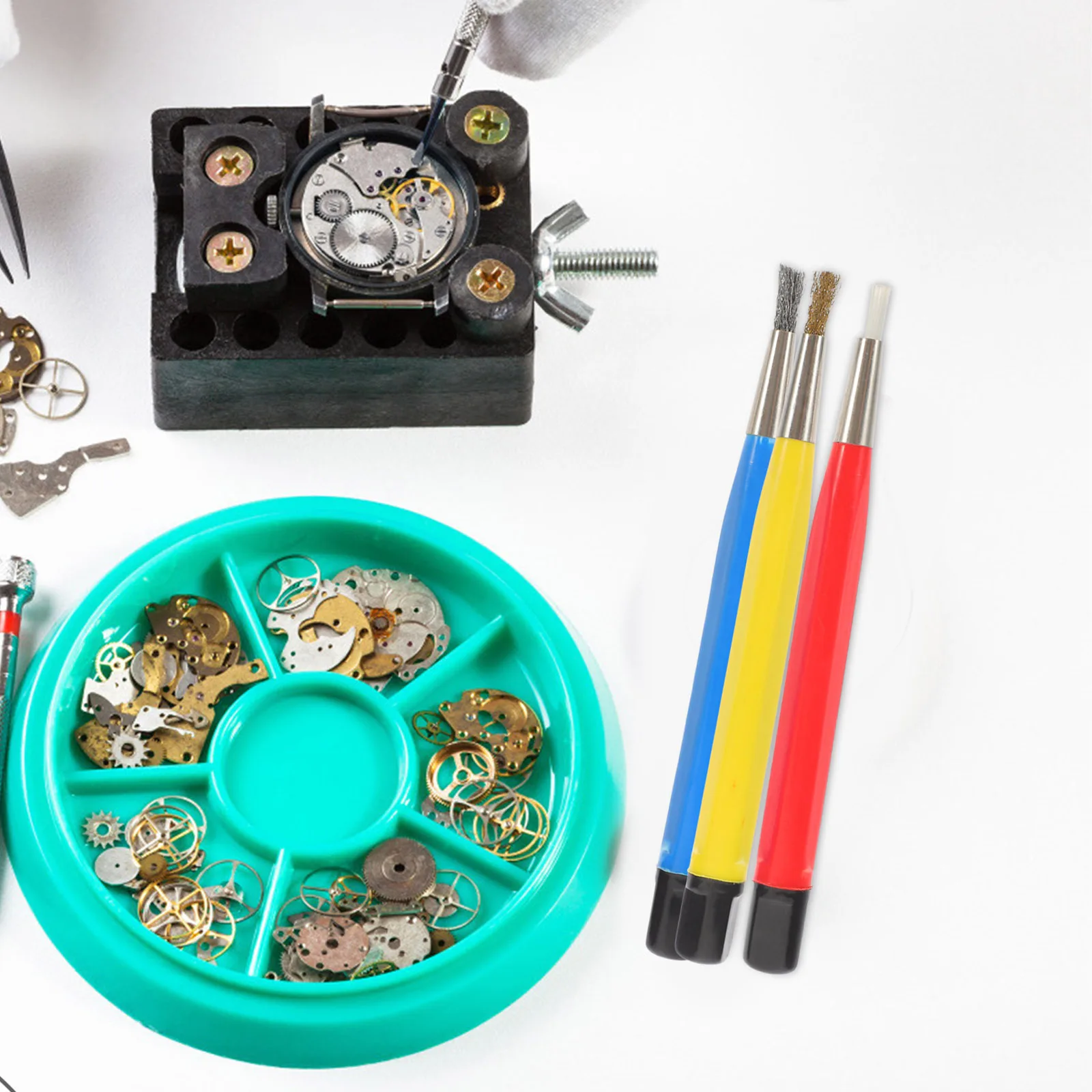 

3pcs Copper Rust Pen Quick Derusting Cleaning Tool Watch Repair Glass Fiber Pen Professional Use Long Service Life Excellent