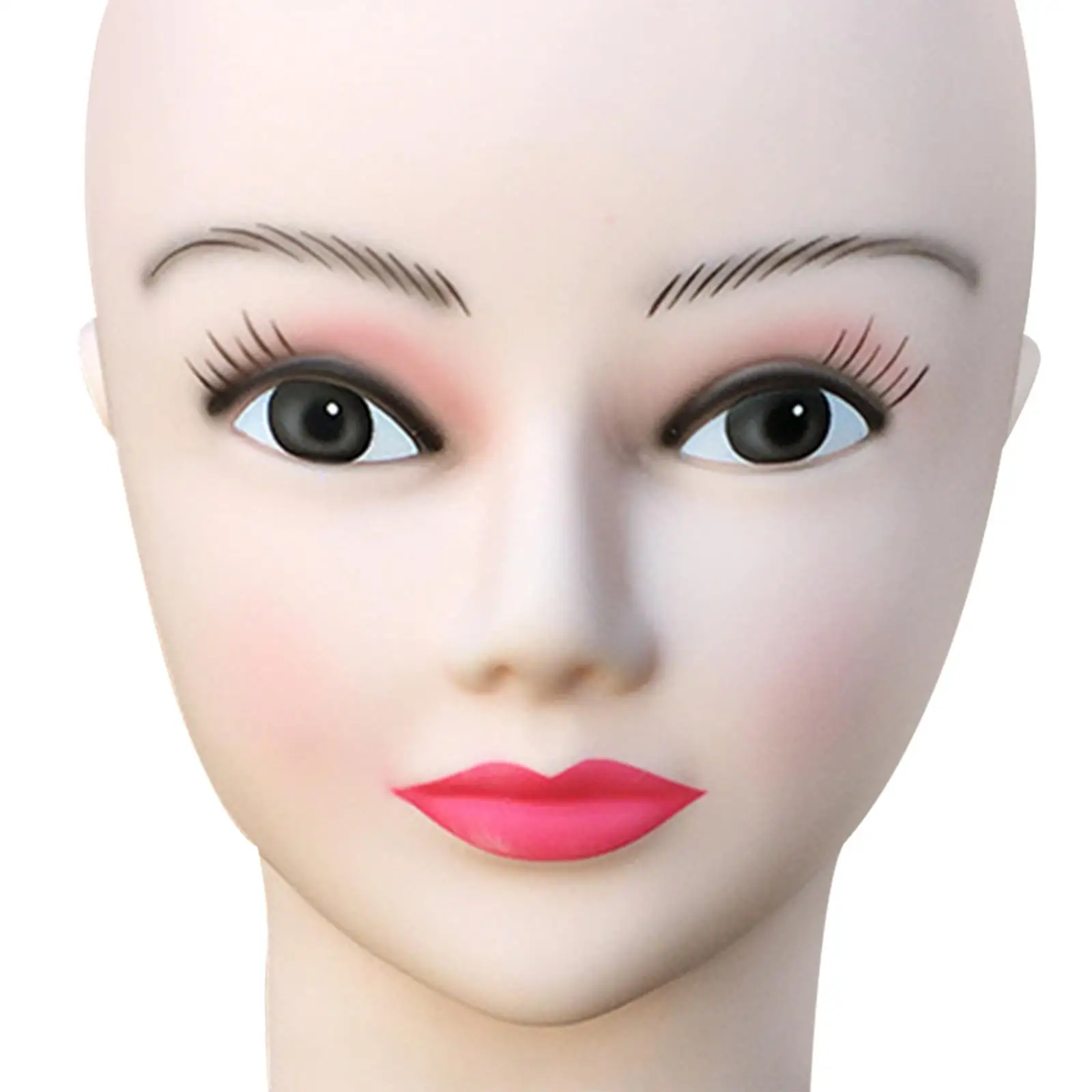 أنثى عارضة أزياء رئيس التجميل شعر مستعار الوقوف للنظارات والمجوهرات قطع الشعر