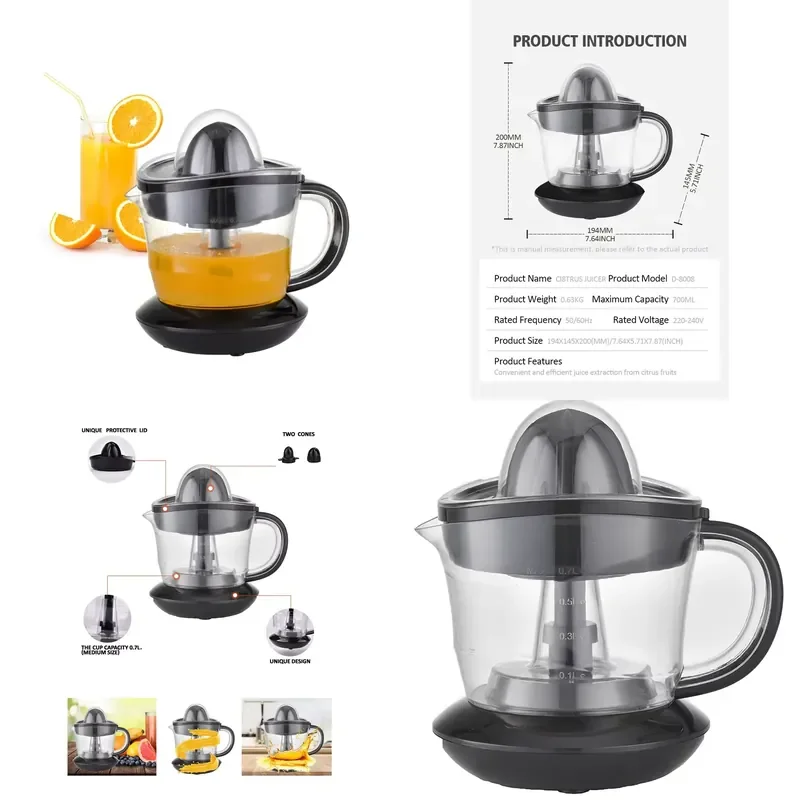 for Small Orange Citrus Juicer 25W Fruit Juice Extractor for Home  Compact Electric Citrus Press Easy to Clean