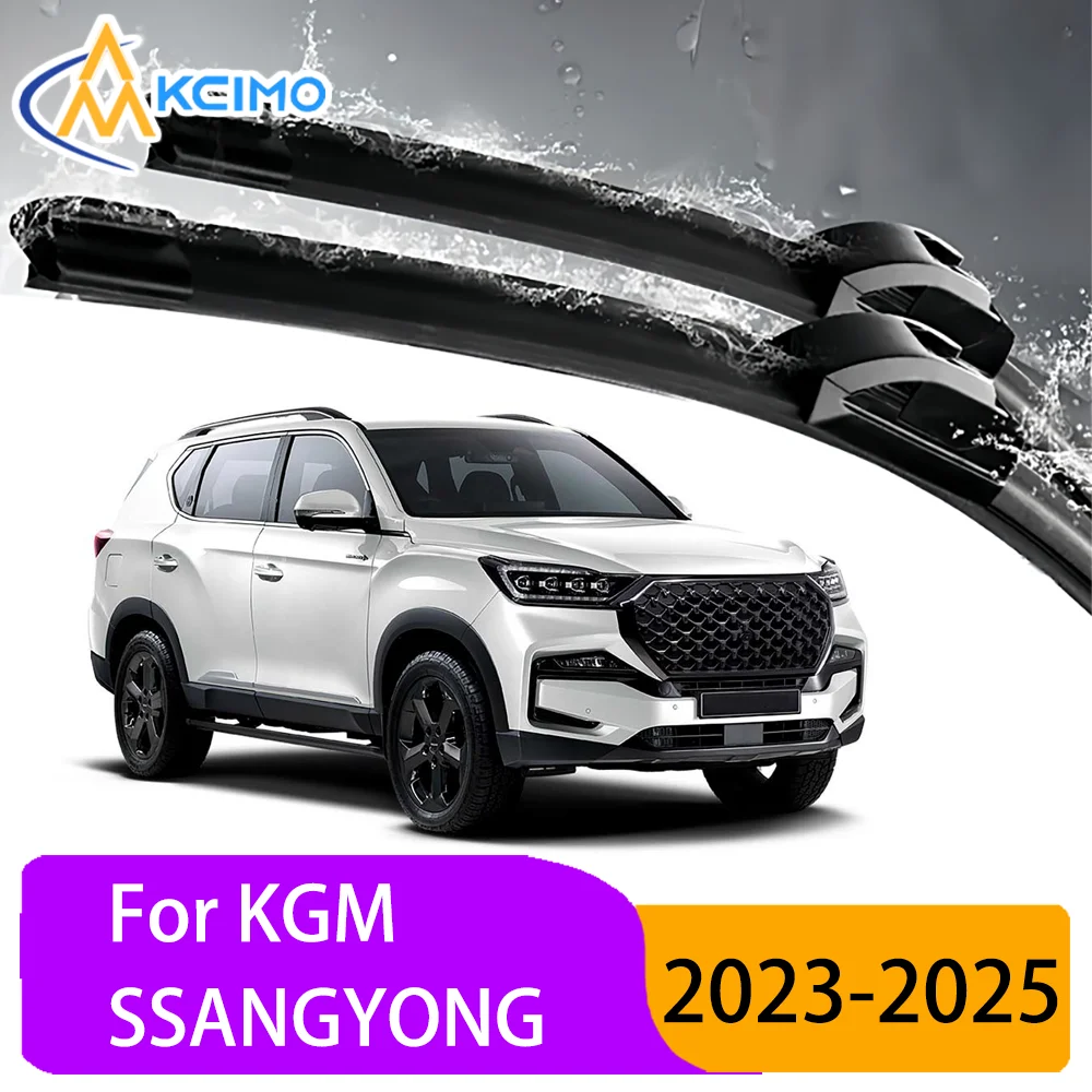 

For KGM SSANGYONG Rexton 2023-2025 2024 Durable Slient Front Wiper Blades Car Windscreen Windshield Window Wiper Accessories