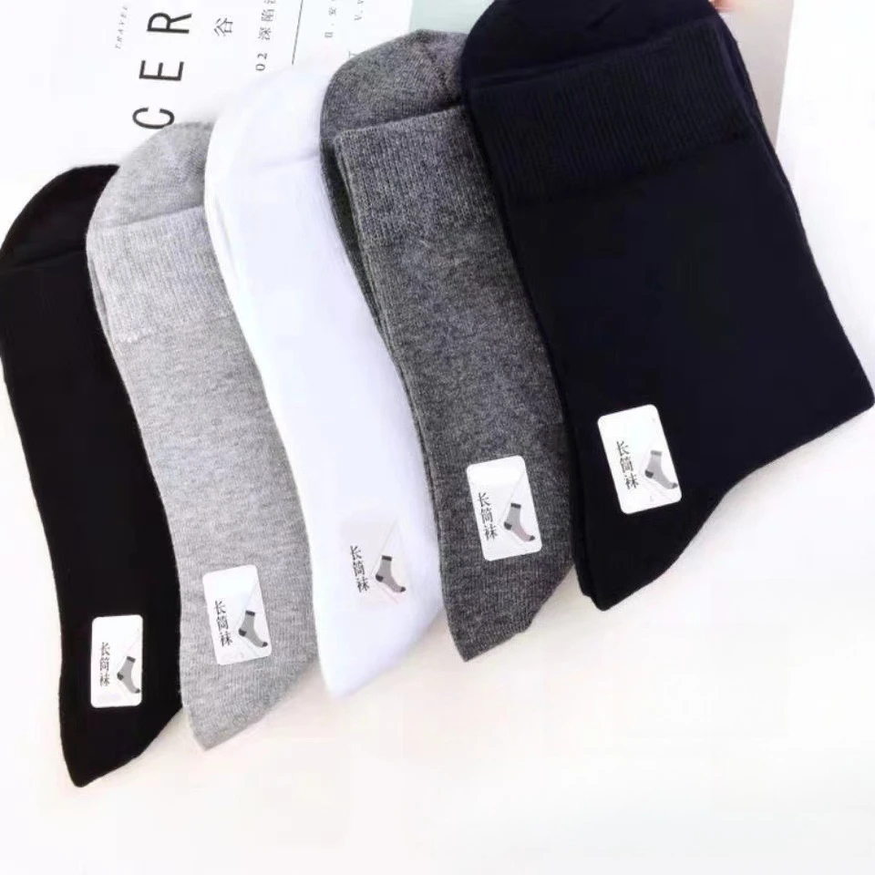 جوارب سوداء فوق الساق للرجال - جوارب سميكة لجميع المواسم رياضية وغير رسمية للارتداء، جوارب كرة السلة للرجال