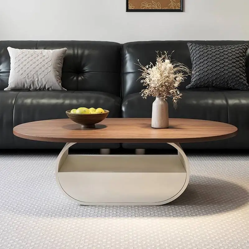 طاولات القهوة الجمالية الفاخرة تصميم تخزين طاولة القهوة الحديثة الاسكندنافية بسيطة فريدة من نوعها أثاث غرفة المعيشة ميسا دي سنترو #5