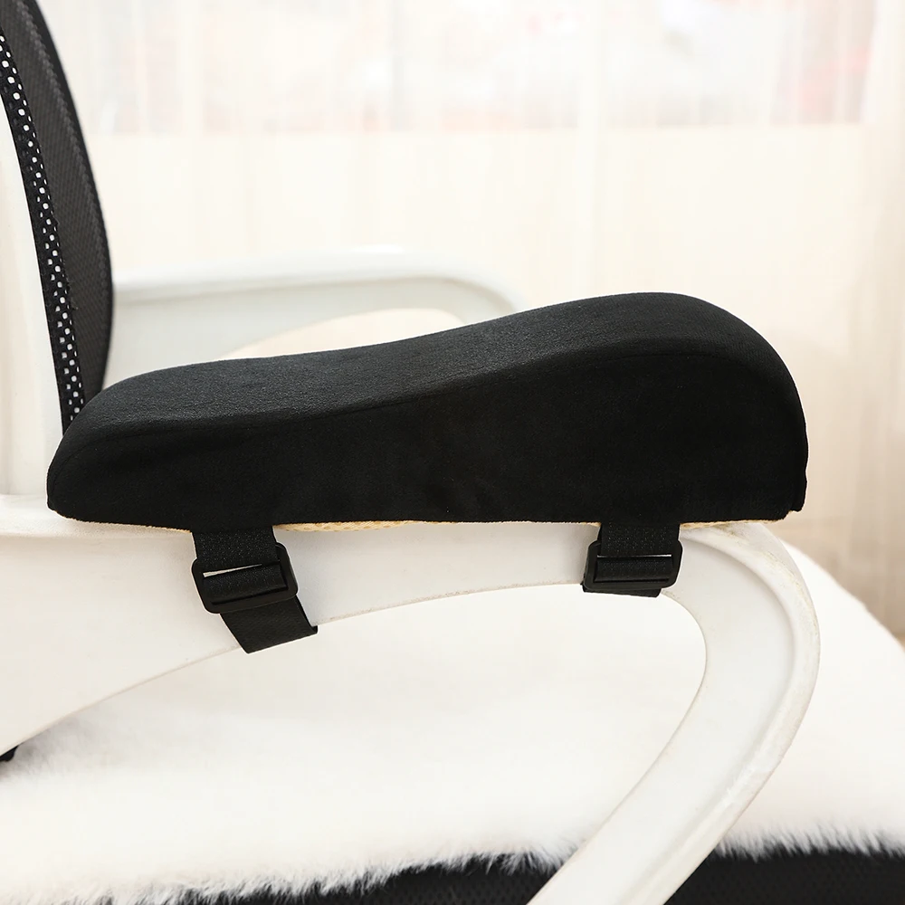 Office Game Chair Armrest Pad Elbow Pillow Comfortable Support Cushion PU Foam Inner Core Sofa Cushion for Home Armrest Mat