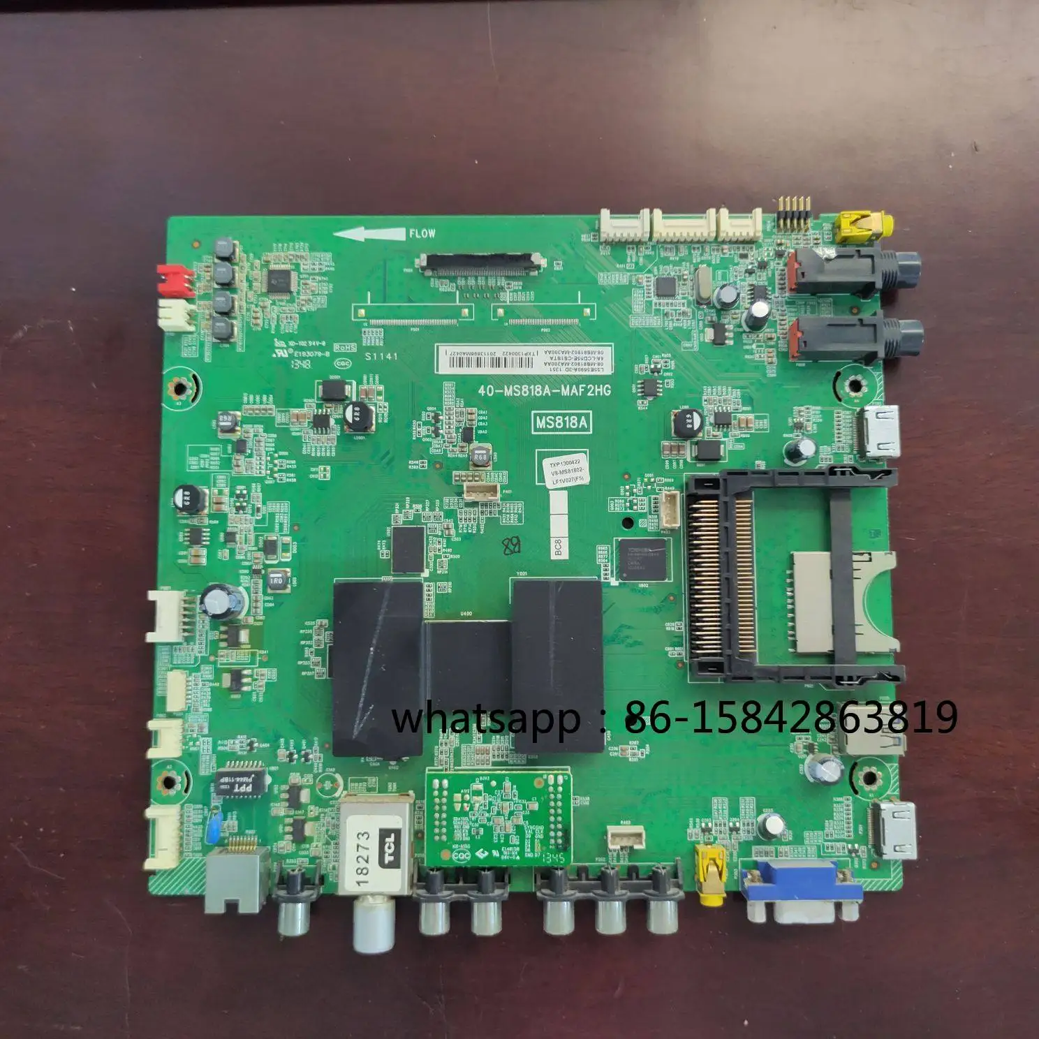 Placa base original L55E5690A-3D, pantalla 40-MS818A-MAE2HG, placa de circuito MT5461D01-1