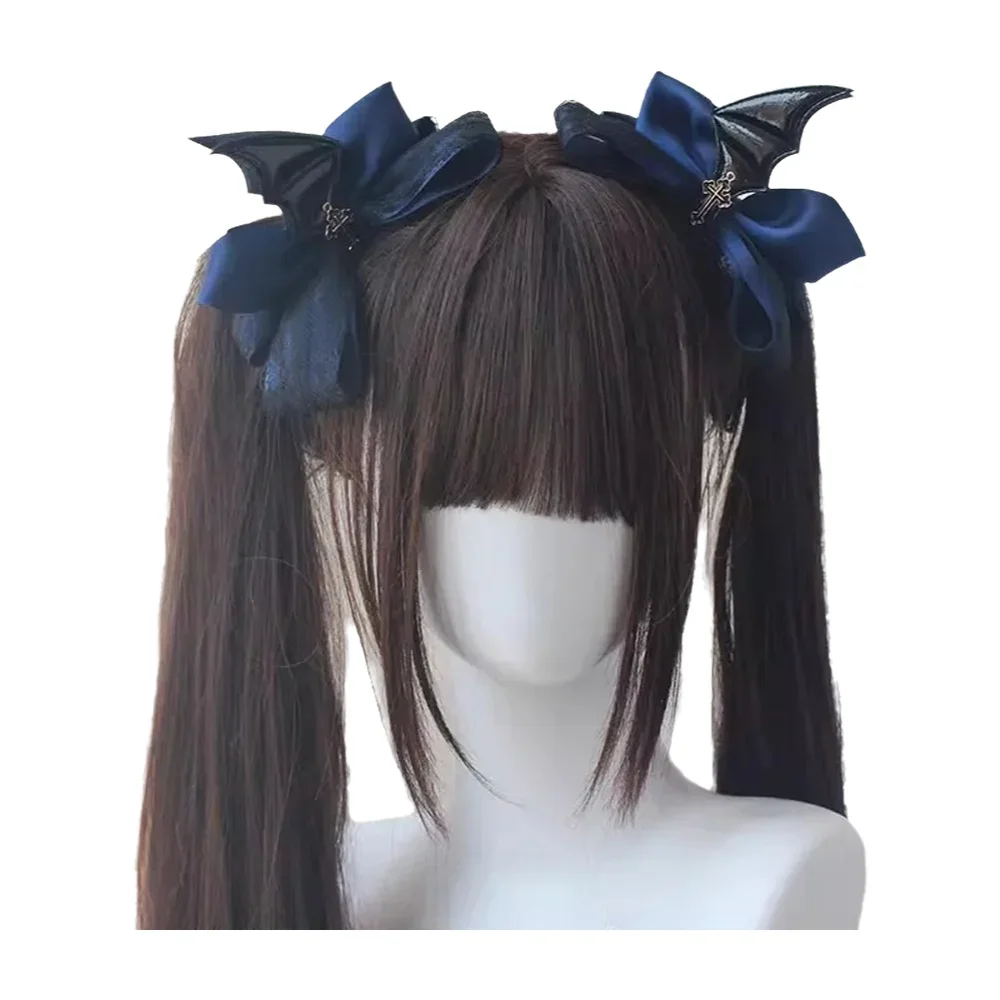 

Милый обруч для волос с бантом, аниме горничная, повязка на голову для косплея, кружевной головной убор в стиле Лолиты с цветком, аксессуар ручной работы