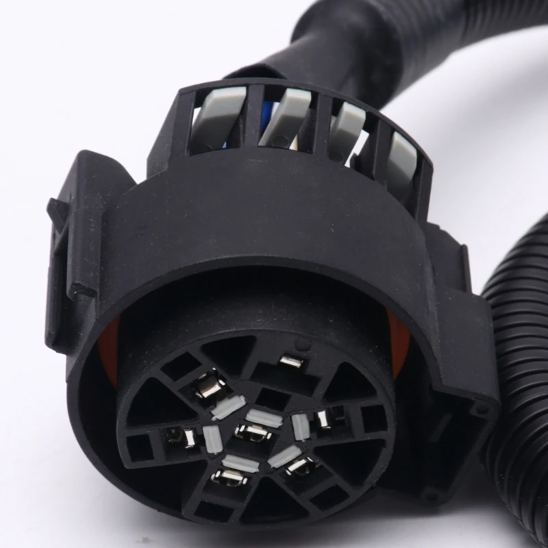 7-Way Blade Trailer Wiring Extension Harness, 56443, with No-Cut Factory Wiring Integration, Covered Socket and Mounting
