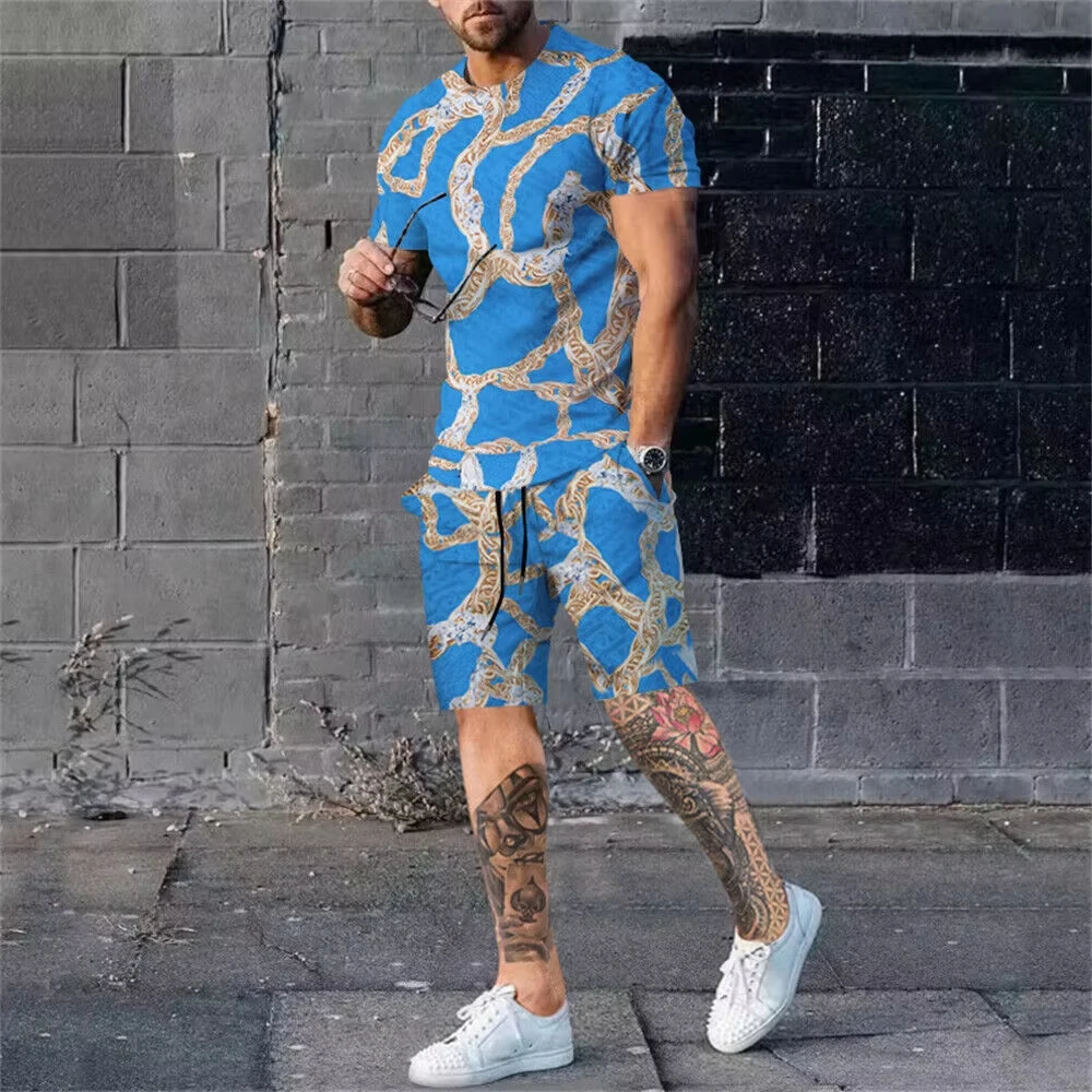 

Summer Men T-Shirt And Shorts Set 3D Printed Casual Youthful Women Tshirt Suit Men Tracksuit Suit Kid Tshirt Tracksuit Clothes