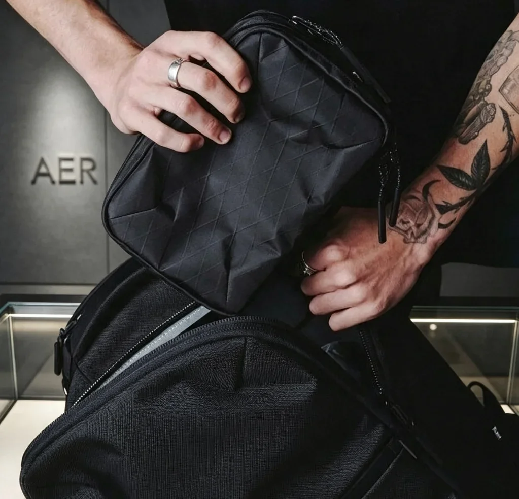 Outdoor Waterproof Tech Organizer Pouch Large Travel Cable Storage Case Portable