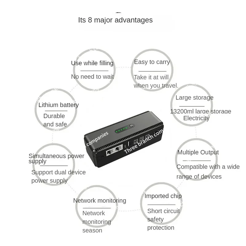 UPS router 5V9V12V light cat monitoring backup power supply uninterruptible power supply DC DC UPS high power 18W