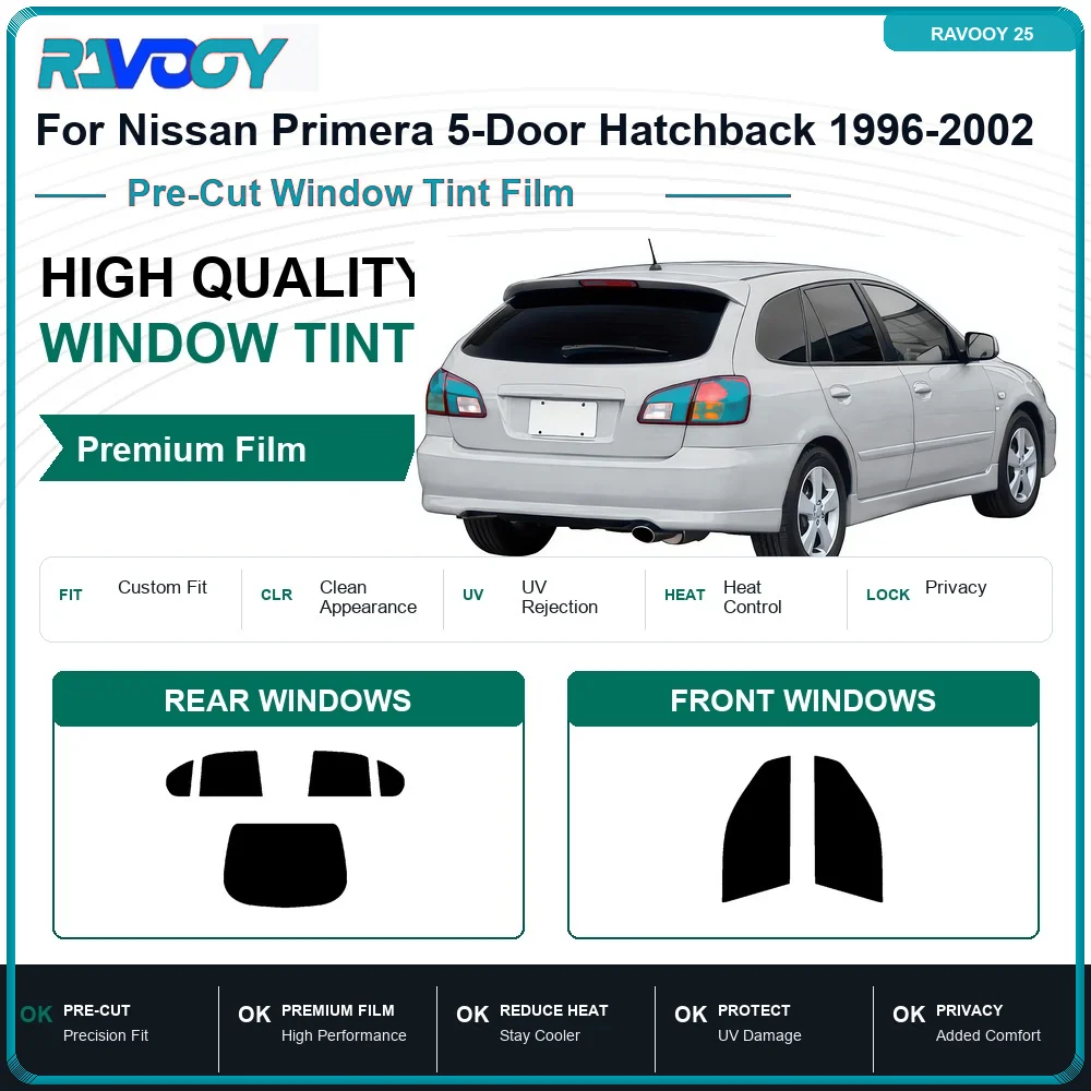 premium-pre-cut-window-tint-for-nissan-primera-5-door-hatchback-1996-2002-front-rear-windows-uv-heat-rejection-privacy-film