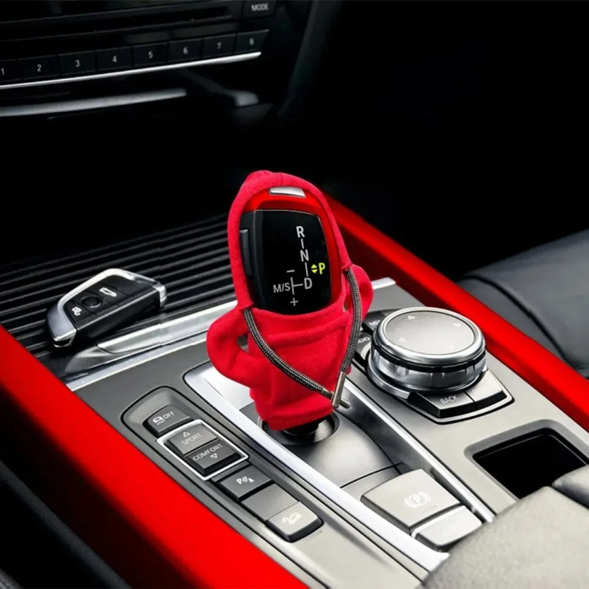 Gear Shift Hoodie Cover Shift Cover Gear Handle Decoration Fits Manual Automatic Car Shift Lever Uses For Interior Decor
