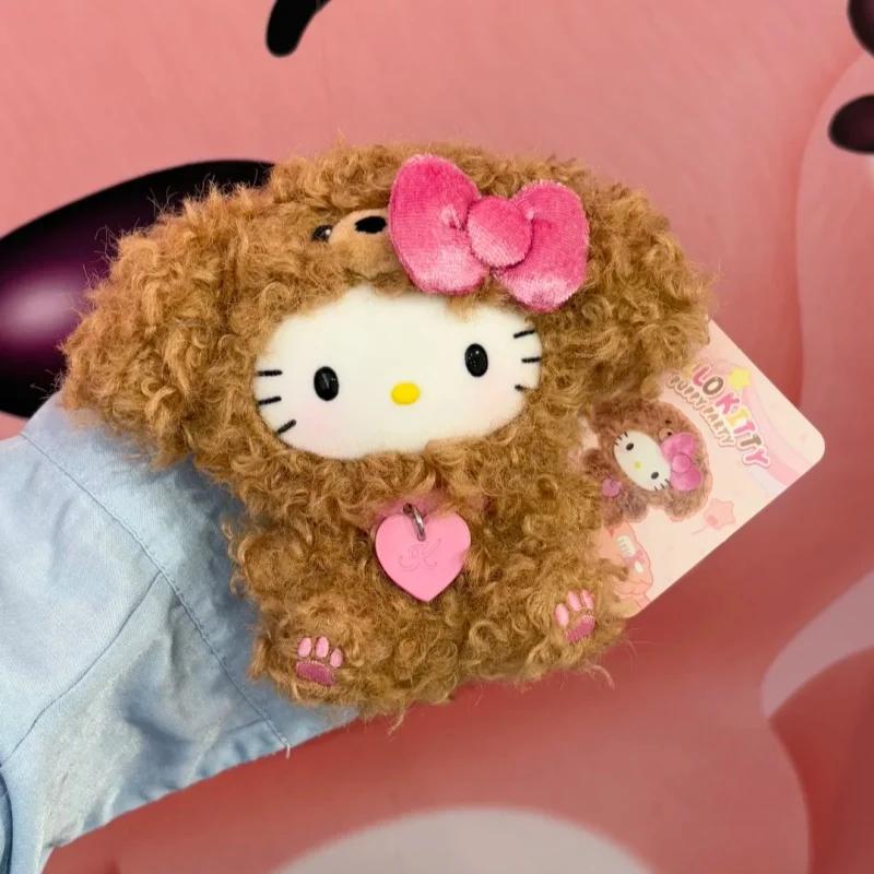 Genuine TOPTOY Hello Kitty Puppy Party Series Blind Box Kawaii Soft Bag Charm Keychain Anime Collectible Figure Pendant Toy Gift view 6
