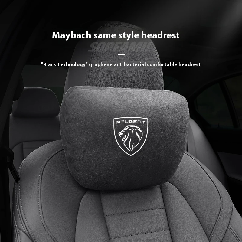 Car Seat Headrest Backrest Peugeot GT 106 107 108 206 207 208 301 307 308 406 407 408 508 601 607 2008 3008 4008 5008 RCZ Rifter