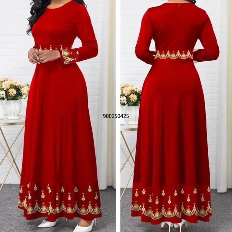 Vestido largo musulmán para mujer, ropa islámica, hijab de indonesia, abaya azul de Dubái, bangladesh, 5XL talla grande, 2020