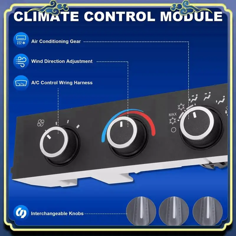 AU16-599-217 Car HVAC Climate Control Panel Module For GMC Express 2500 3500