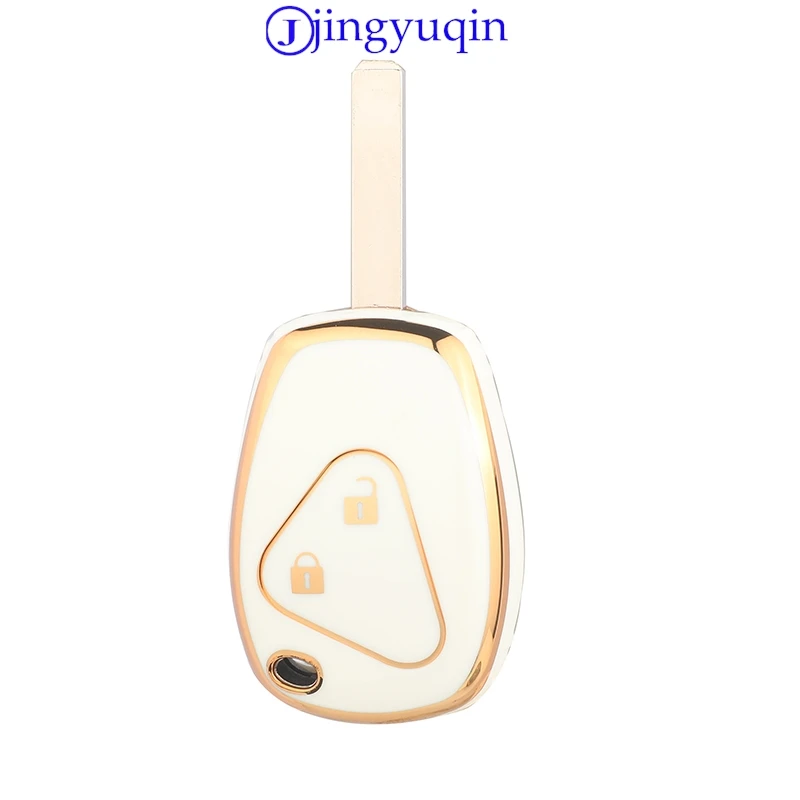 jingyuqin New Arrival TPU Car Key Case Fob For Renault Megane Laguna Modus Espace Duster Logan DACIA Sandero Fluence Clio Kangoo
