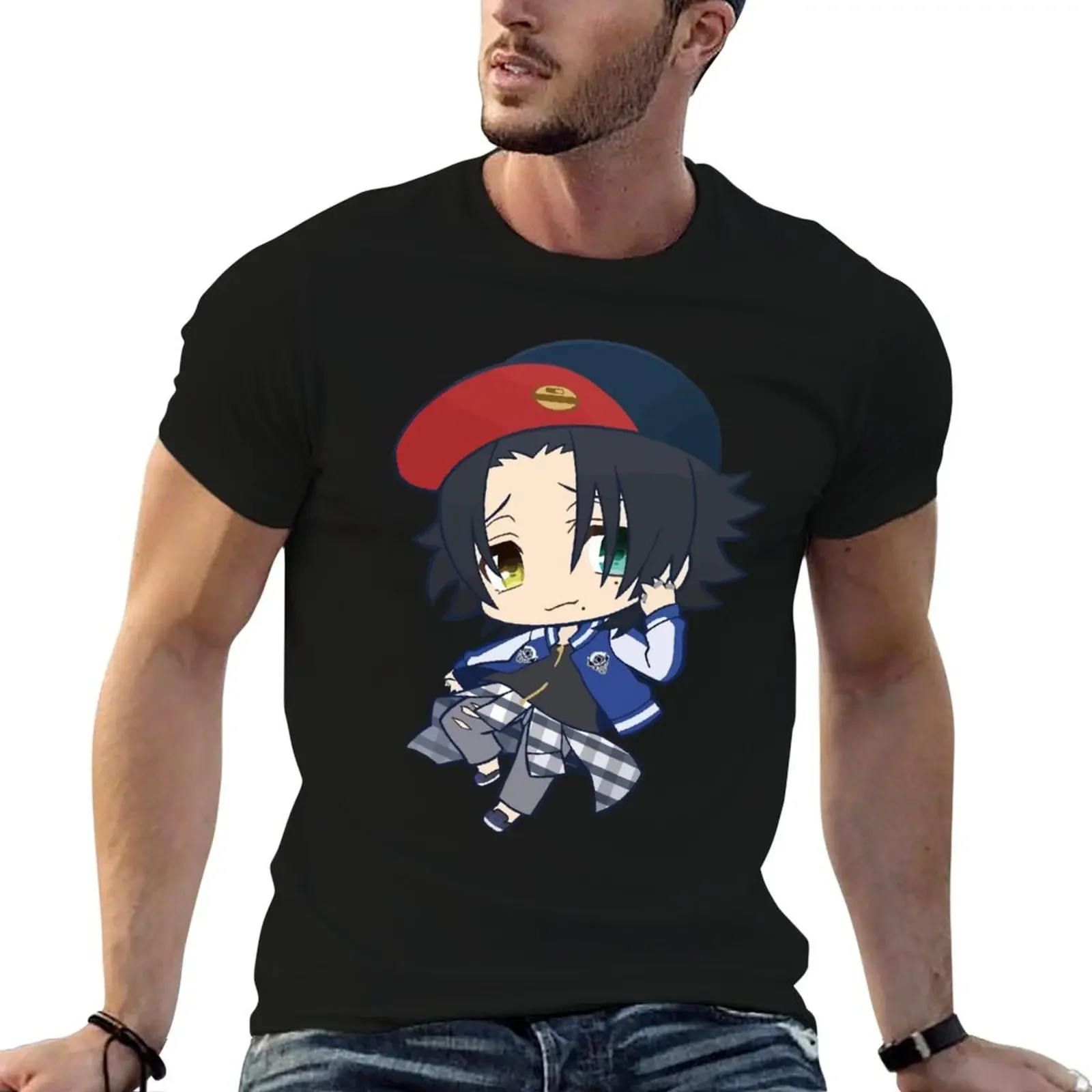 Jiro Chibi (Hypmic) T-Shirt anime stuff man clothes plus sizes clothing for men