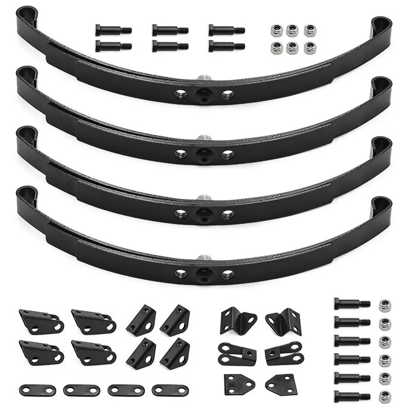 Front Rear Suspension Steel Leaf Spring Lifting Lug Set for 1/14 Tamiya RC Tractor Trailer Truck Model Car Upgrade Parts