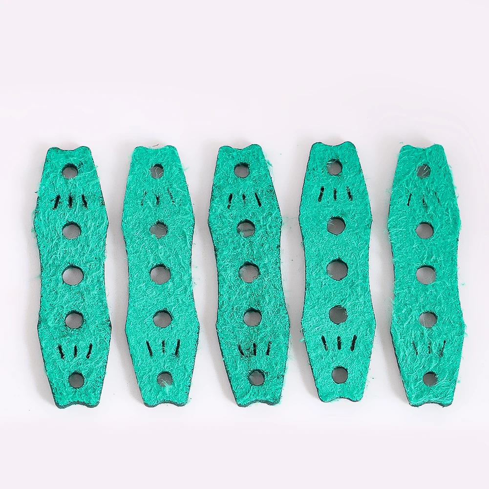 

10PCS Durable Turquoise Slingshot Pouch Replacement Band Leather Accessory Lightweight Precision Shooting Outdoor Hunting DIY